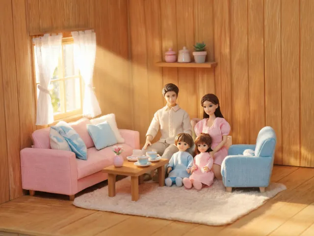 Dollhouse story scene